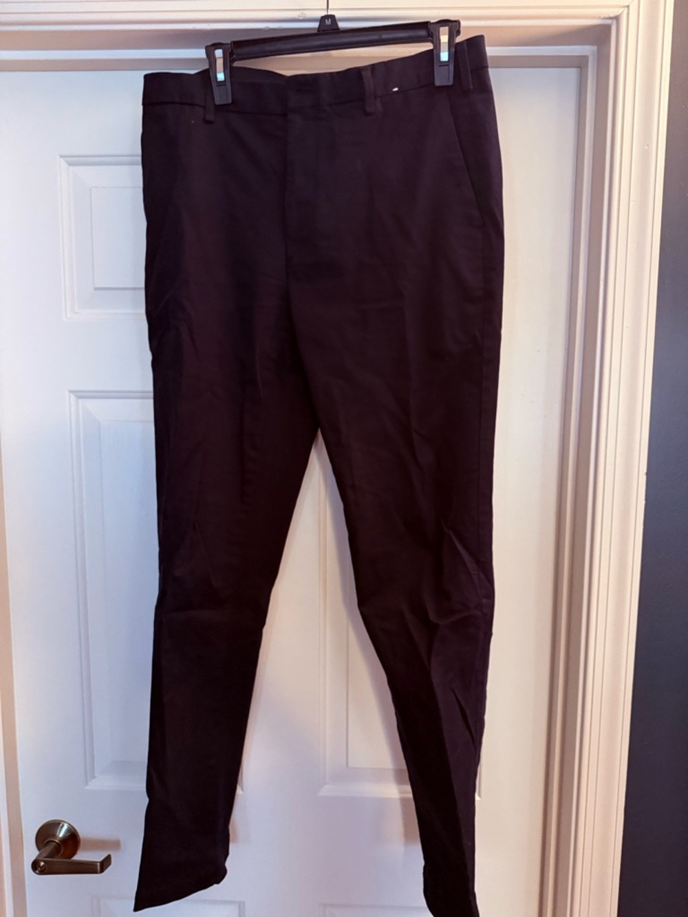 Uniqlo Men's Black Chinos - Slim Straight